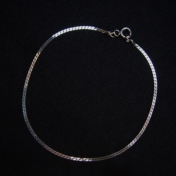 Vintage Jewelry - Ster SILVER Italy CA Dainty Chain Bracelet VTG